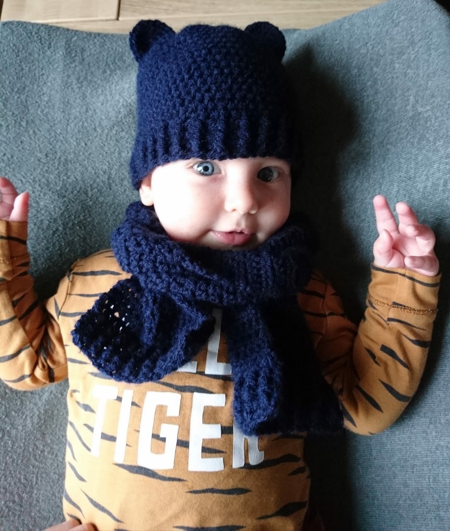 dempen vertrouwen Concurrenten Baby sjaal en muts – Hobby Haken